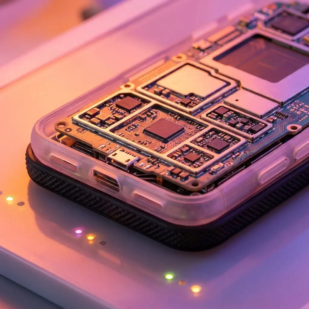 Electronics silicone and plastic parts