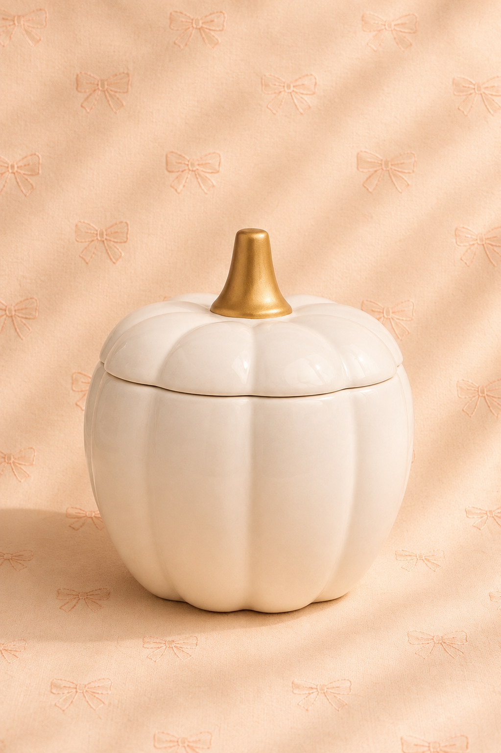 Pumpkin Luxe Jar – keramikskål med lock
