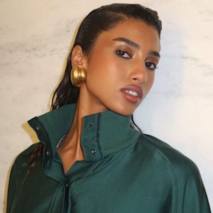 Imaan Hammam's Shimmery Met Gala
