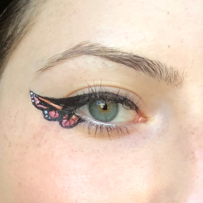 Turn Your Liner Into A Butterfly Wing 