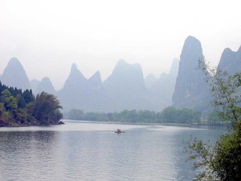 Hiking along the Li River-1