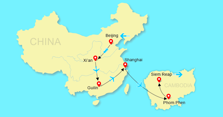 Classic China and Cambodia Tour