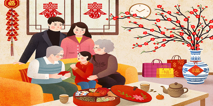 Lucky plants and flowers for Chinese New Year