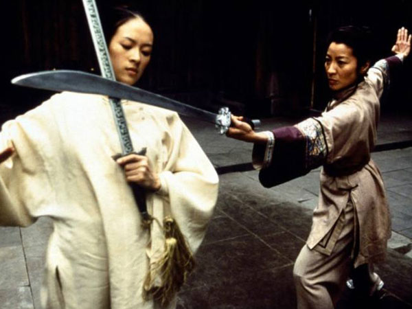 Michelle Yeoh in teh film 《Crouching Tiger, Hidden Dragon》