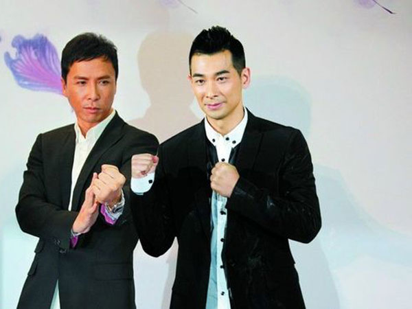 chinese kung fu stars Chiu Man-Cheuk and Donnie Yen