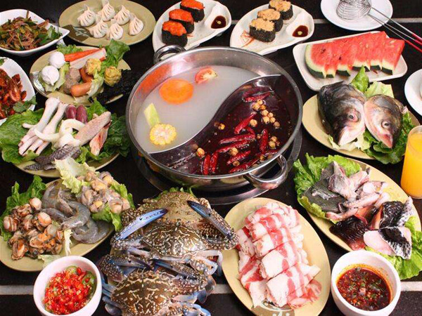 chinese famous dish hot pot