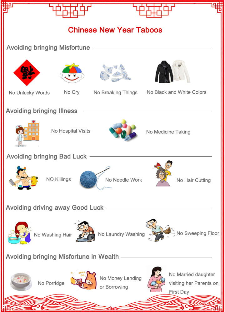 chinese new year taboos
