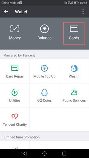 Wechat red packet
