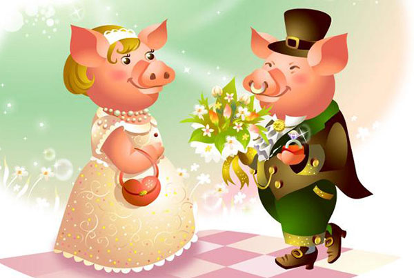 zodiac pig wedding zodiac pig wedding