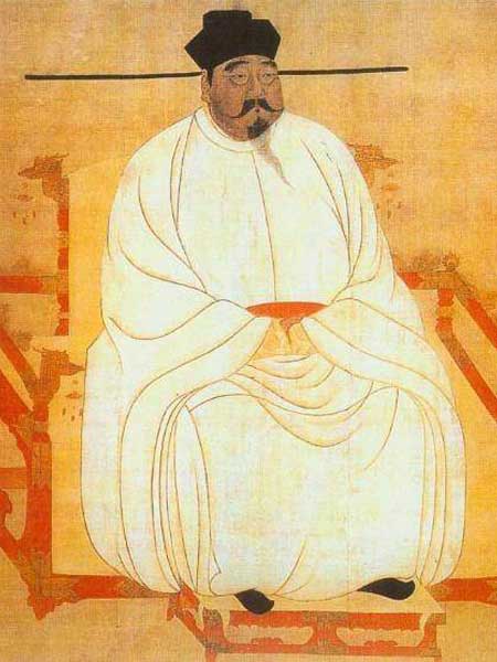 white imperial dressing in ming dynasty
