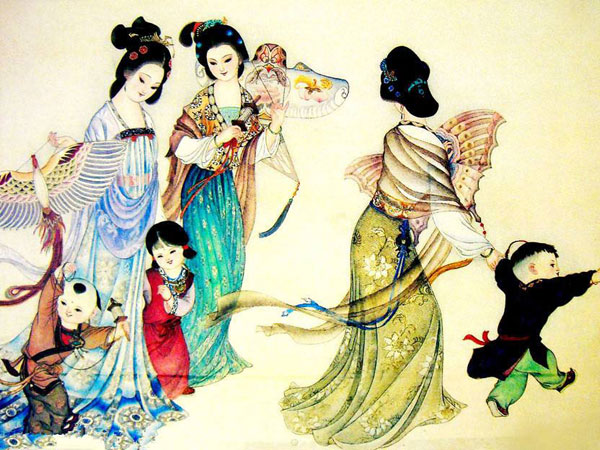 kitefliying on tomb-sweeping day