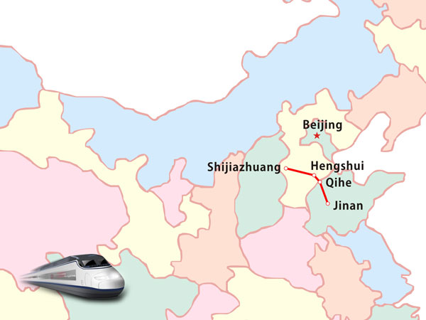 Shijiazhuang-Jinan high-speed rail Shijiazhuang-Jinan high-speed rail
