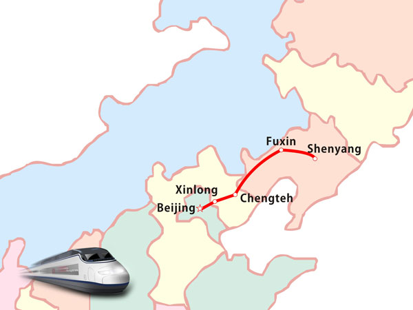 Beijing-Shenyang high-speed rail Beijing-Shenyang high-speed rail