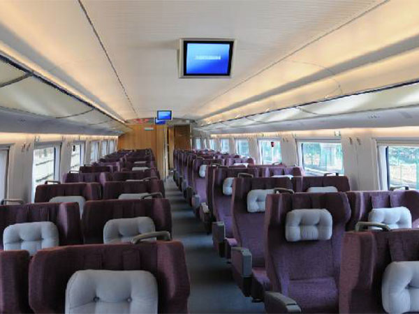 high-speed train first-class seat high-speed train first-class seat
