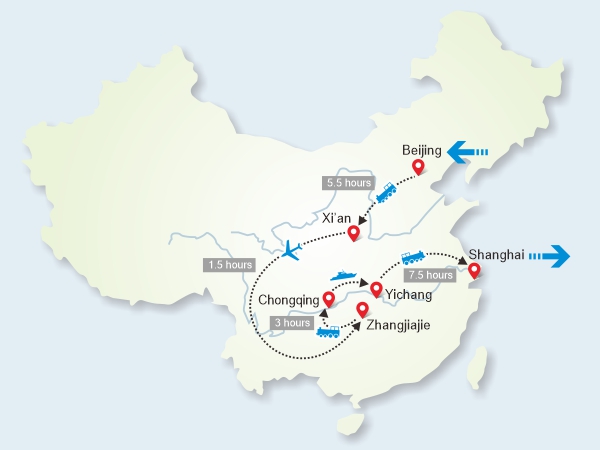 Tour map
