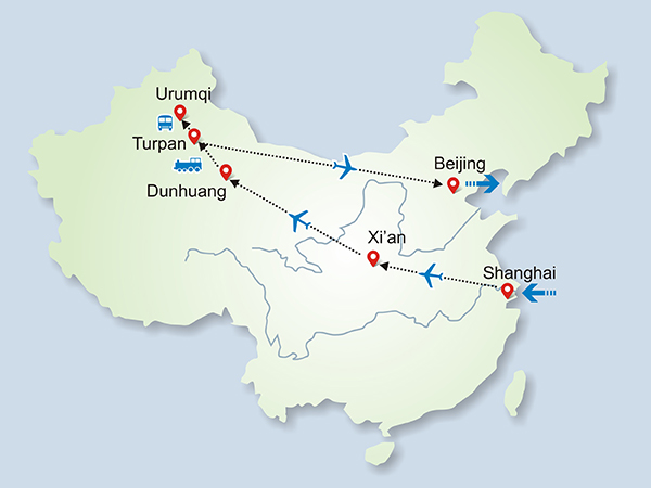 /pic/china-tour-map-600X450/sh-xa-dunhuang-turpan-urumqi-bj.jpg