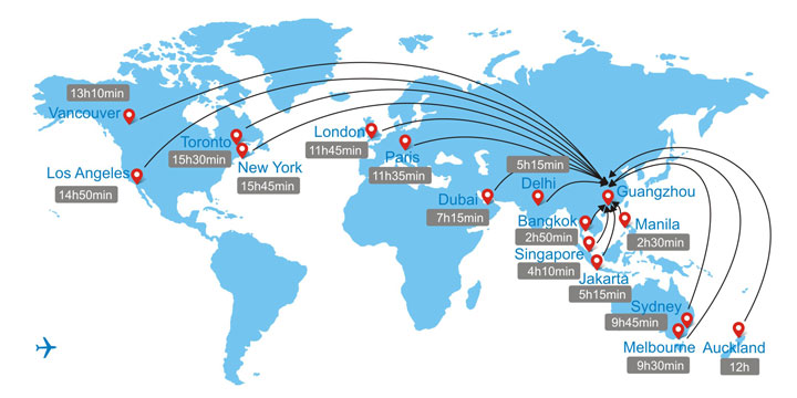 flights to guangzhou