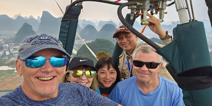 TCT travelers in a basket