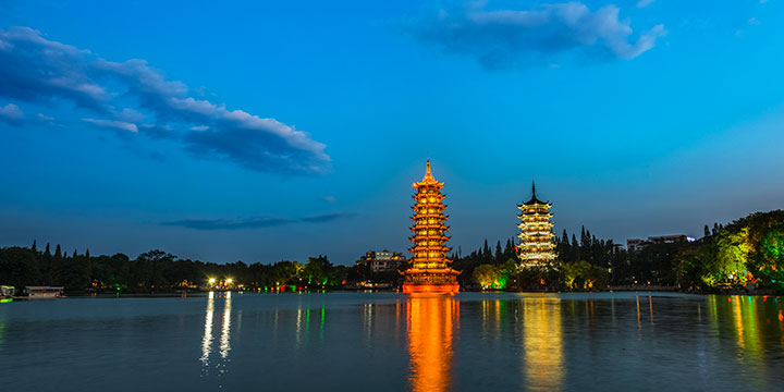 Sun and Moon Pagodas
