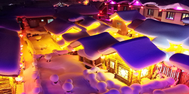 China Snow Town
