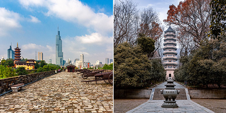 Nanjing City Wall & Linggu Temple