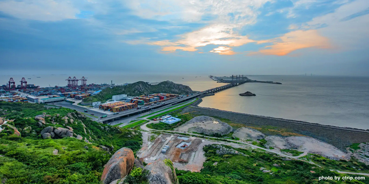 The Longest Bridges in China-Donghai Bridge