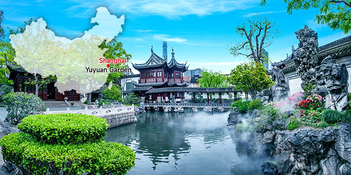 landmarks of shanghai--yuyuan garden