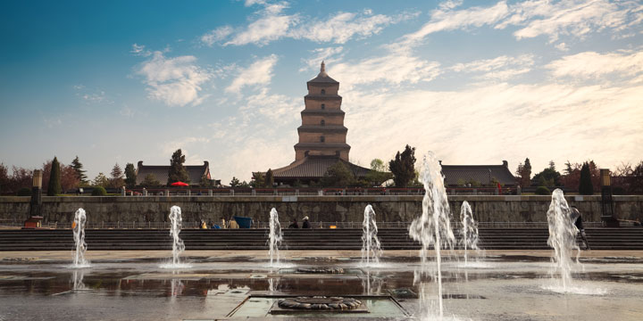Big Wild Goose Pagoda North Plaza