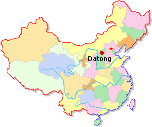 Datong Location Map