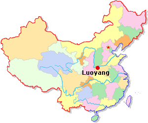 Luoyang Location Map
