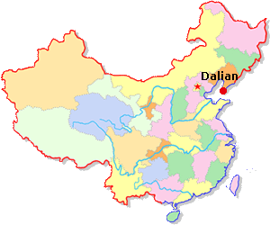Dalian Location Map