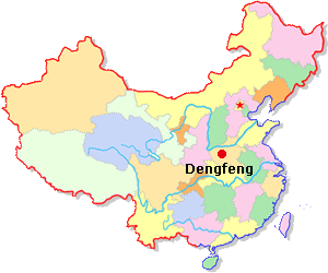 Dengfeng Location Map