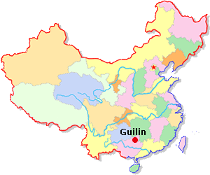Guilin Location Map