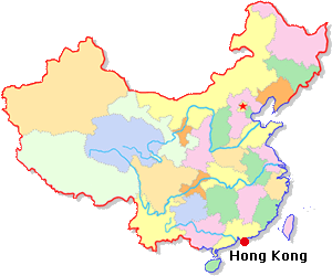Hong Kong Location Map