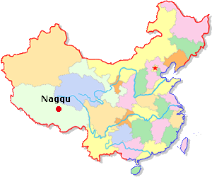 Nagqu Location Map