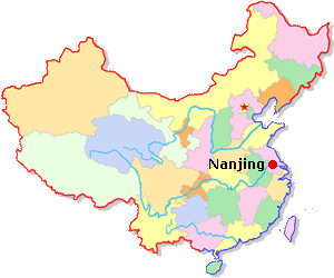 Nanjing Location Map