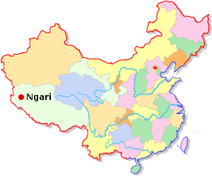 Ngari Location Map