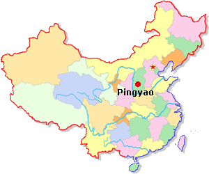 Pingyao Location Map