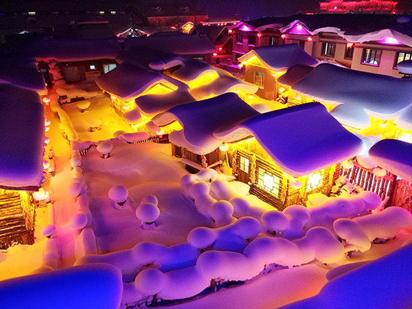 China Snow Town