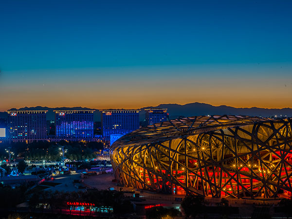 Nightview of Bird's Nest