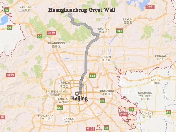 Beijing to Huanghuacheng Great Wall