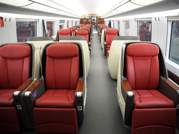 business class seat of high speed train China