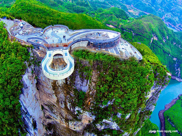 Yunyang Longgang Scenic Area of Chongqing
