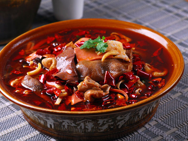 Recommended Snacks in Chongqing-Boiled Blood Curd