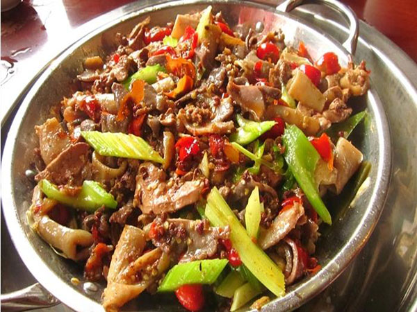 Mao Village the First Ancient Town Chicken Giblets
