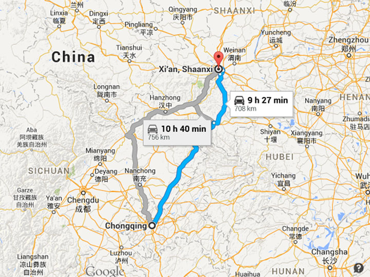 How to Get to Xian from Chongqing 2025