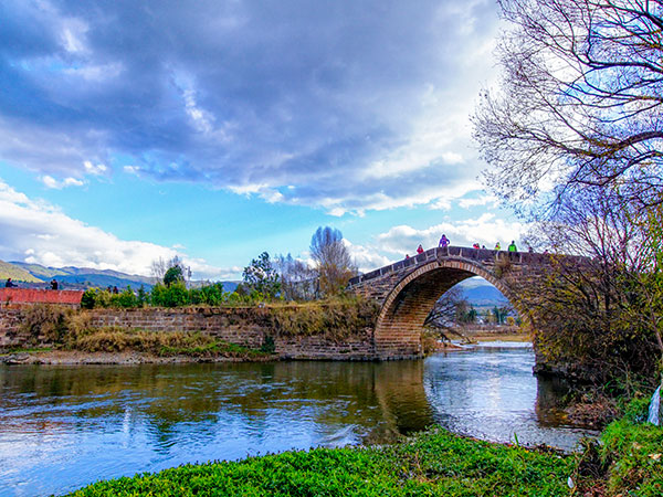 shaxi ancient town yujin bridge