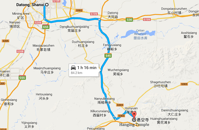 From Datong to Hanging Temple From Datong to Hanging Temple
