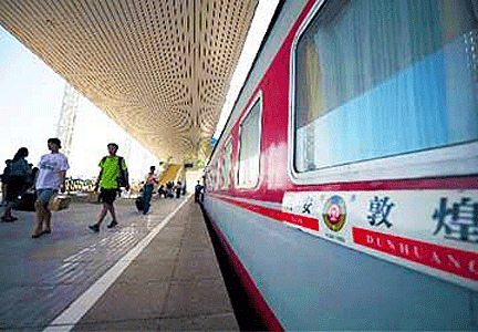 Train from Jiayuguan to Dunhuang