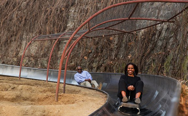 toboggan in mutianyu